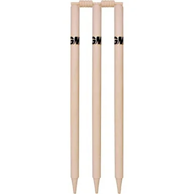GM 1602331 Polished Cricket Stumps Set - Adult