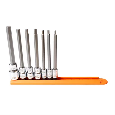 Mayhew 16034 7 Pc Medium Metric Hex Insert Socket Bit Set