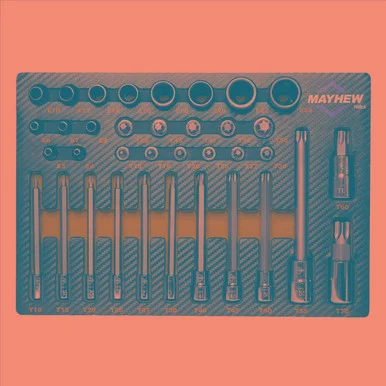 Mayhew 16063F 36 Pc Torx® Master Socket Bit Set