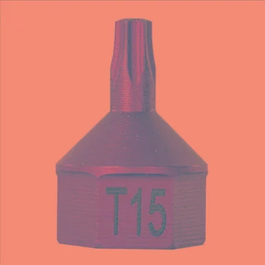 Mayhew 16111 T15 Torx® Dual Drive Bit, 7/16" Drive