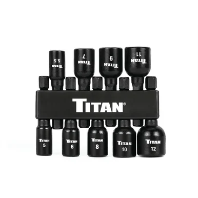 Titan 16297 9 Pc. Metric Magnetic Nut Setter
