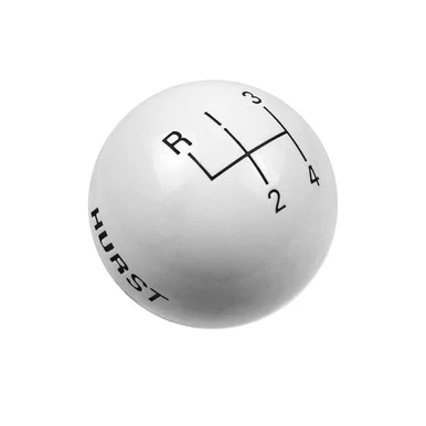 Hurst Shifters 1637626 White Shifter Knob