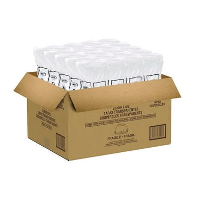 Dart 16LCDHX Dome-top Sundae/cold Cup Lids, Fits 12 Oz To 24 Oz Cold Cups, Plastic, Clear, 1,000/carton