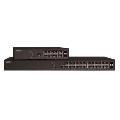 Adtran 17101564PF2 26 Port Managed Layer 2 Layer 3 Gigabit PoE Switch with 10G SFP Plus Uplinks