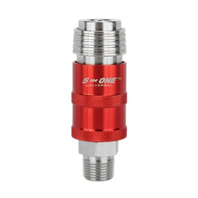 Milton Industries 1753 5 In One Universal Safet Y Exhaust Quick-connect