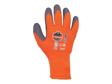 Ergodyne 17625 Proflex 7401 Coated Lightweight Winter Gloves, Orange, X-large, Pair