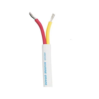 Ancor 17907476 Safety Duplex Cable - 6/2 Awg - Red/yellow - Flat - 100'