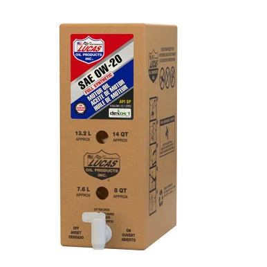 Lucas Oil 18003 Synthetic SAE 0W-20 High-Mileage Motor Oil