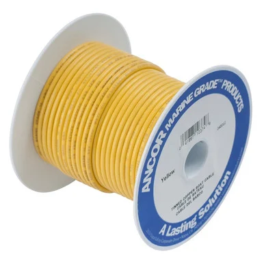 Ancor 18067045 Yellow 6 Awg Tinned Copper Wire - 250'