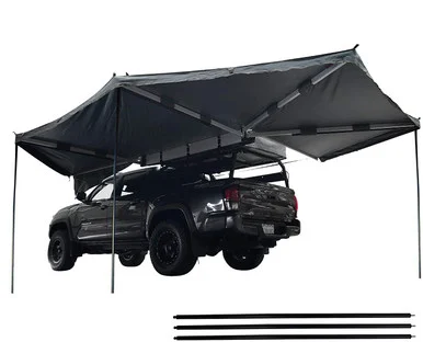 Overland Vehicle Systems 18179909 Nomadic Awning 270 Dark Gray Cove