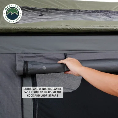 Overland Vehicle Systems 18349936 Nomadic 4 Extended Roof Top Tent