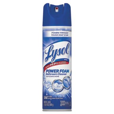 Reckitt Benckiser 02569 Power Foam Bathroom Cleaner, 24 Oz Aerosol Spray 1920002569 - Lysol