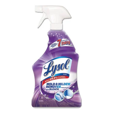 Lysol 78915EA Mold And Mildew Remover With Bleach, Ready To Use, 32 Oz Spray Bottle 1920078915
