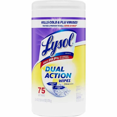 Lysol Dual Action Wipes (19200-81700)