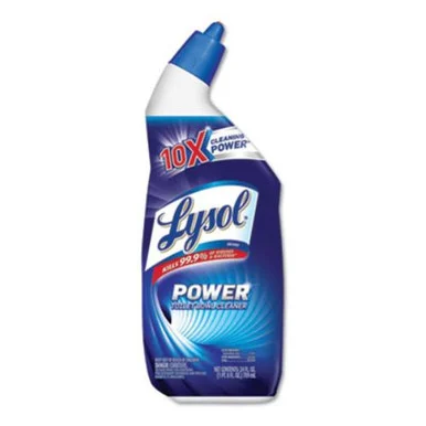Lysol 19200-98012 Disinfectant Toilet Bowl Cleaner, Wintergreen, 24oz Bottle, 9/carton