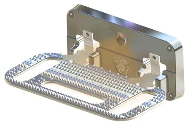 Carr 195002 HD Mega Ladder Rack Step - Polished