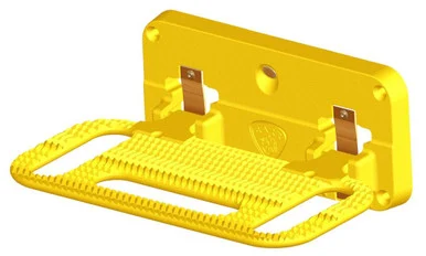 Carr 195007 HD Mega Ladder Rack Step - Safety Yellow