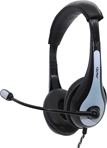 AVID AE-36 HEADSET WITH NOISE CANCELLING MIC & 3.5MM PLUG WHITE (1eduae36white)