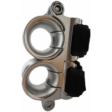 Wichard Marine 20220 Wichard Double Fairlead - 25mm Diameter Stanchion W/webbing - Stipe