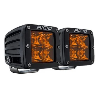 Rigid Industries 20252 D-series Spot With Amber Pro Lens | 20252_68