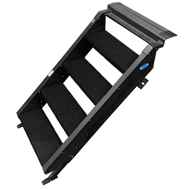 Presto-Fit 20536 Trailhead Step Rug 23.5" 4 Piece Set for MORryde StepAbove 4 Step Black
