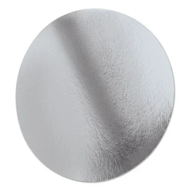Handi Foil 2058L Foil Laminated Board Lids, Round, 8 1/4" Diameter, Silver, 500/carton