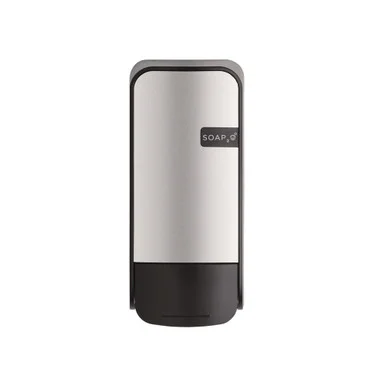 Soap2o 2100BS13SPEA Wall-mounted Dispenser, 5" X 5" X 11", Black/faux Stainless Steel