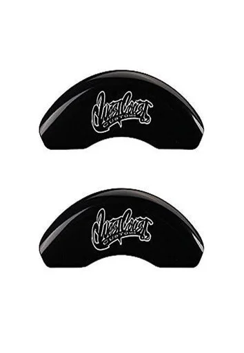 MGP Caliper 21196SMGPBK Caliper Covers - Black Powder Coat