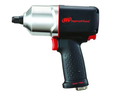 Ingersoll Rand 2135QXPA 1/2 Inch Air Impact Wrench, Quiet, 1100 Ft-lb Torque, Friction Ring Retainer, Pistol Grip