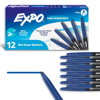 Expo Wet Erase Markers, Fine Tip (2211319) - Sanford