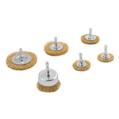 Titan 22206 6 Pc. Crimped Wire Brush Assortment
