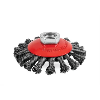 Titan 22215 5 In. Knotted Bevel Wire Wheel