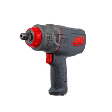 Ingersoll Rand 2236QPTIMAX Dxs 1/2" Air Impact Wrench, Quiet, 1500 Ft-lb Torque, Titanium Hammercase, Pin Retainer, Pistol