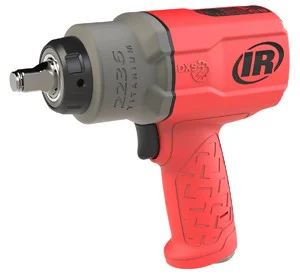 Ingersoll Rand 2236QTIMAX-R Dxs2 1/2" Air Impact Wrench, Friction Ring Retainer, Red