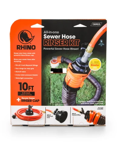 Camco 22999 Rhinoflex 10' Clean Out Hose Syste