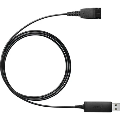Jabra Link 230 Usb Adapter - Usb/quick Disconnect For Audio Device, Headset - 1 X Type A Male Usb - 1 X Quick Disconnect Audio (230-09)