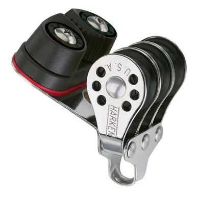 Harken 230F 22mm Triple Micro Block W/cam Cleat- Fishing