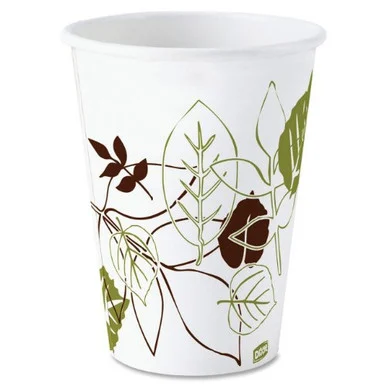 Dixie Pathways Hot Cup - 10 Oz - 50/carton - Paper - White (2340PATHCT)