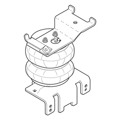 Firestone 2355 Air Spring Frame Mount 2355_68