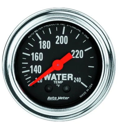 Auto Meter 2433 Mechanical Water Temperature Gauge