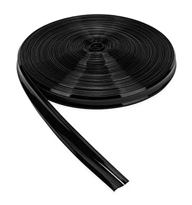 Camco 25212 Vinyl Trim Insert (1 x 100'- Black)