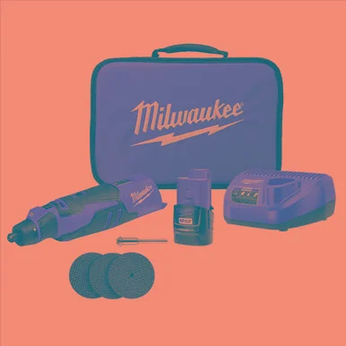 Milwaukee Electric Tools 2525-21 Milwaukee Tool M12 Brushless Rotary Tool Kit