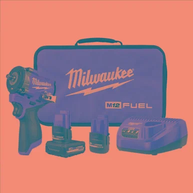 Milwaukee Electric Tools 2562-22 Milwaukee Tool M12 Fuel Stubby 3/8" Impact Wrench Kit