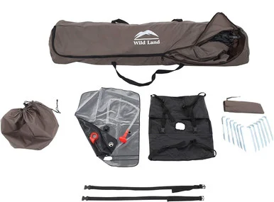 Overland Vehicle Systems 26019910 Changing Room with Shower And Storage Bag