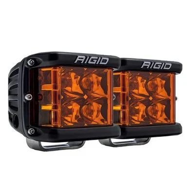 Rigid Industries 262214 LED Spot Lights with Amber Lens Pair
