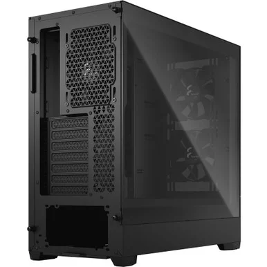 Fractal Design Case FD-C-POA1A-02 Mid Tower Pop Air Black Clear Tempered Glass ATX High-Airflow