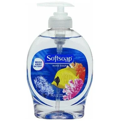 Colgate 26800 Liquid Hand Soap Pump, Aquarium Series, Fresh Floral, 7.5 Oz
