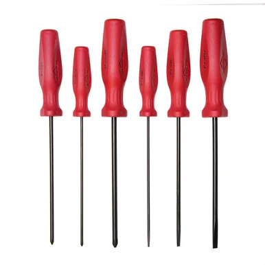 Mayhew 27021LT 6 Piece Long Slotted & Phillips Screwdriver Set