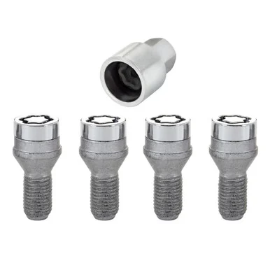 McGard 27216 Cone Seat Wheel Locks Chrome M12-1.25 Set of 4