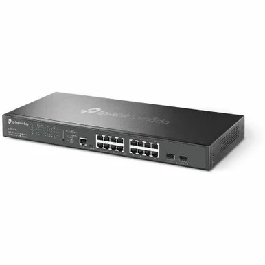 TP-Link Omada 16-Port 2.5G and 2-Port 10GE SFP+ L2+ Managed Switch with 8 Port PoE+ SG3218XPM2